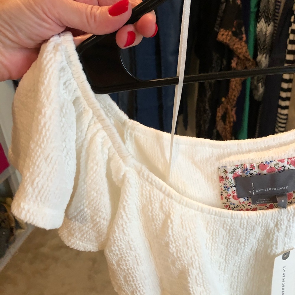 Off-The-Shoulder Ruffle Shirt - Picture 3 of 4